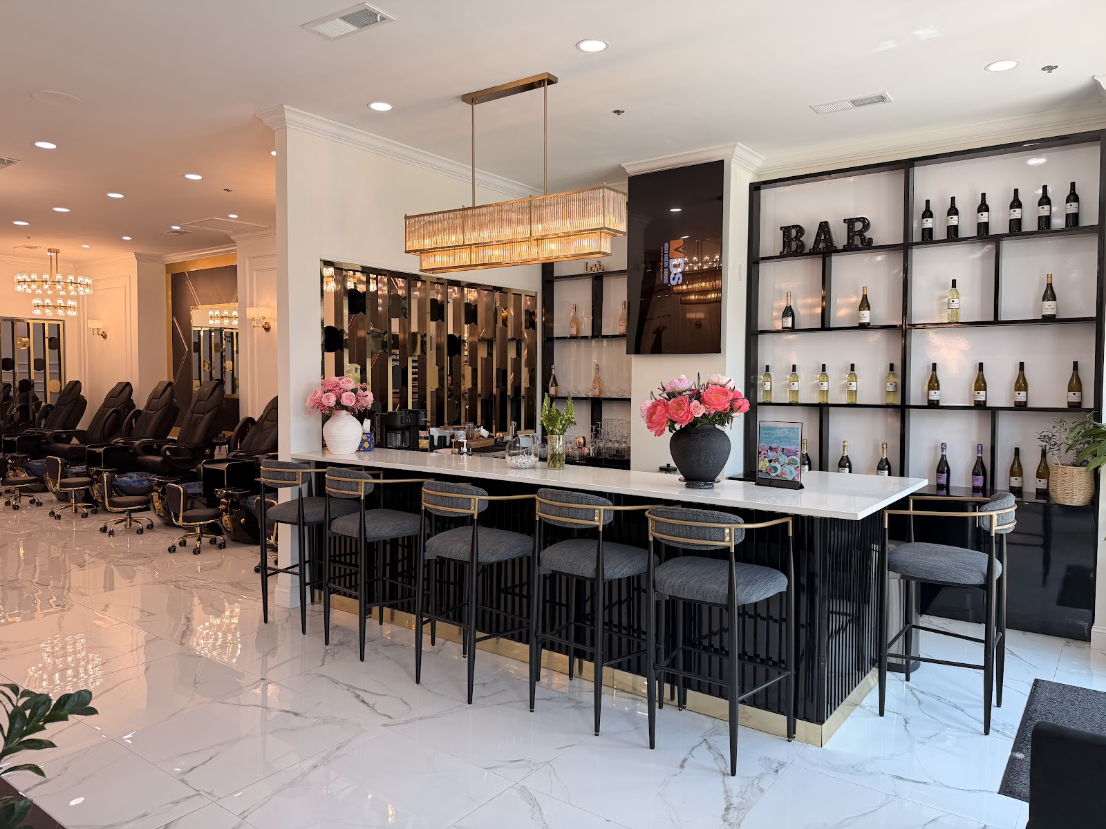 Royal Nails Bar & Lounge nail work in Apex, North Carolina